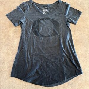 Nike Oregon Ducks Athletic Cut Tri Blend T Shirt Women's Small Gray Hombre